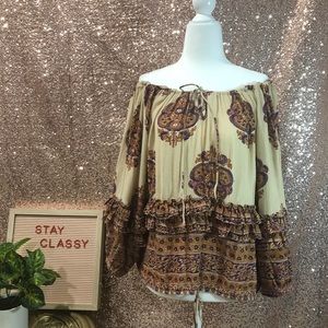 Denim & Supply Ralph Lauren off the shoulder top